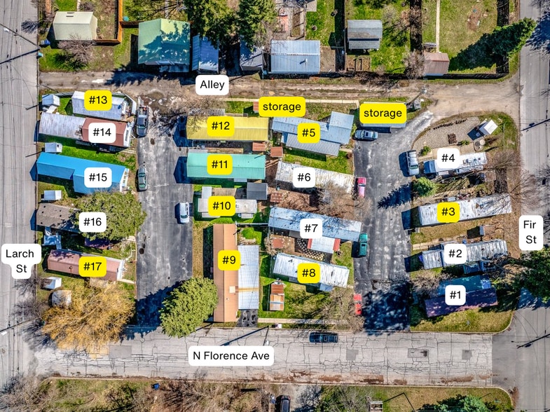 702 N Florence Ave, Sandpoint, ID à vendre - Aérien - Image 2 de 4