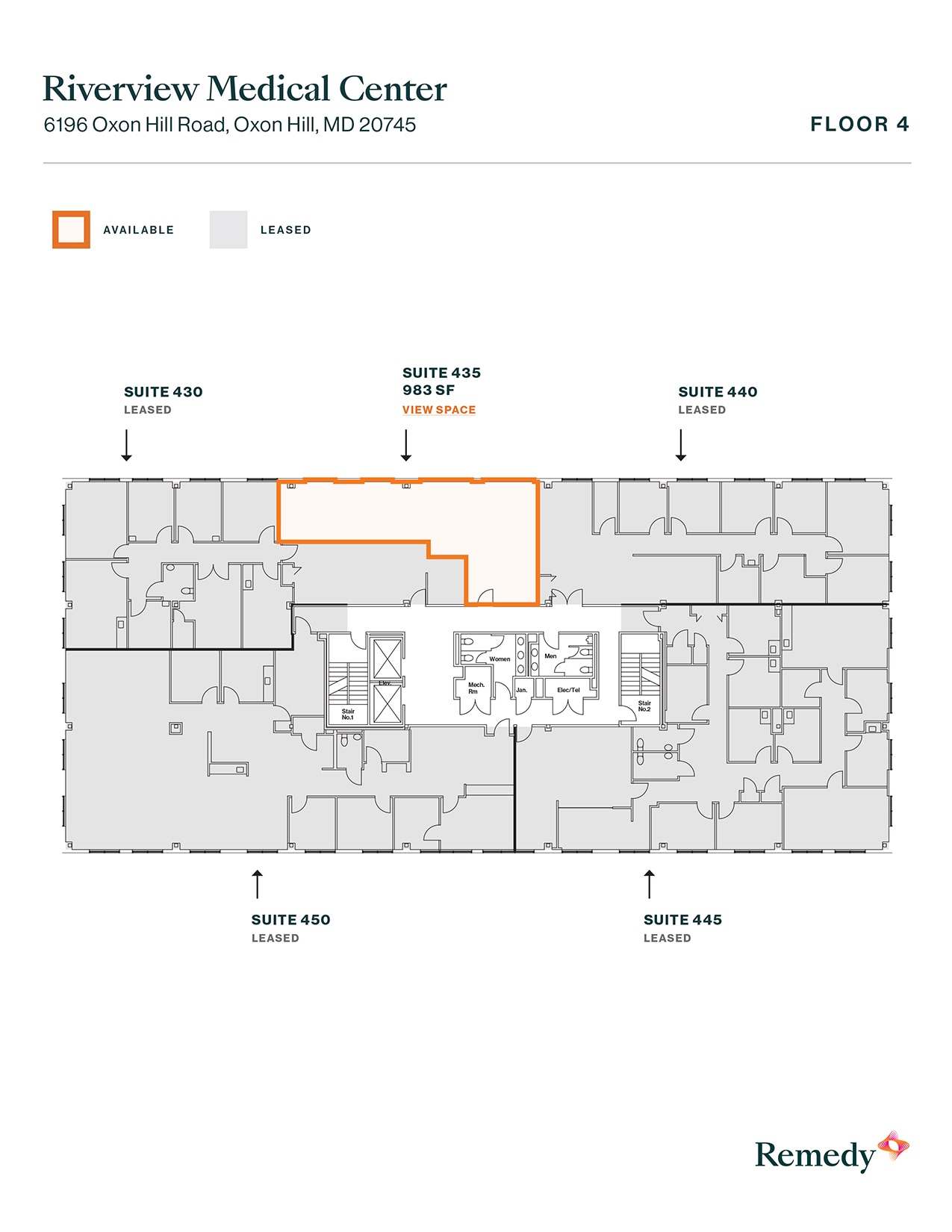 6196 Oxon Hill Rd, Oxon Hill, MD à louer Plan d’étage- Image 1 de 4