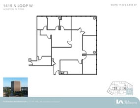 1415 North Loop W, Houston, TX for lease Floor Plan- Image 1 of 3