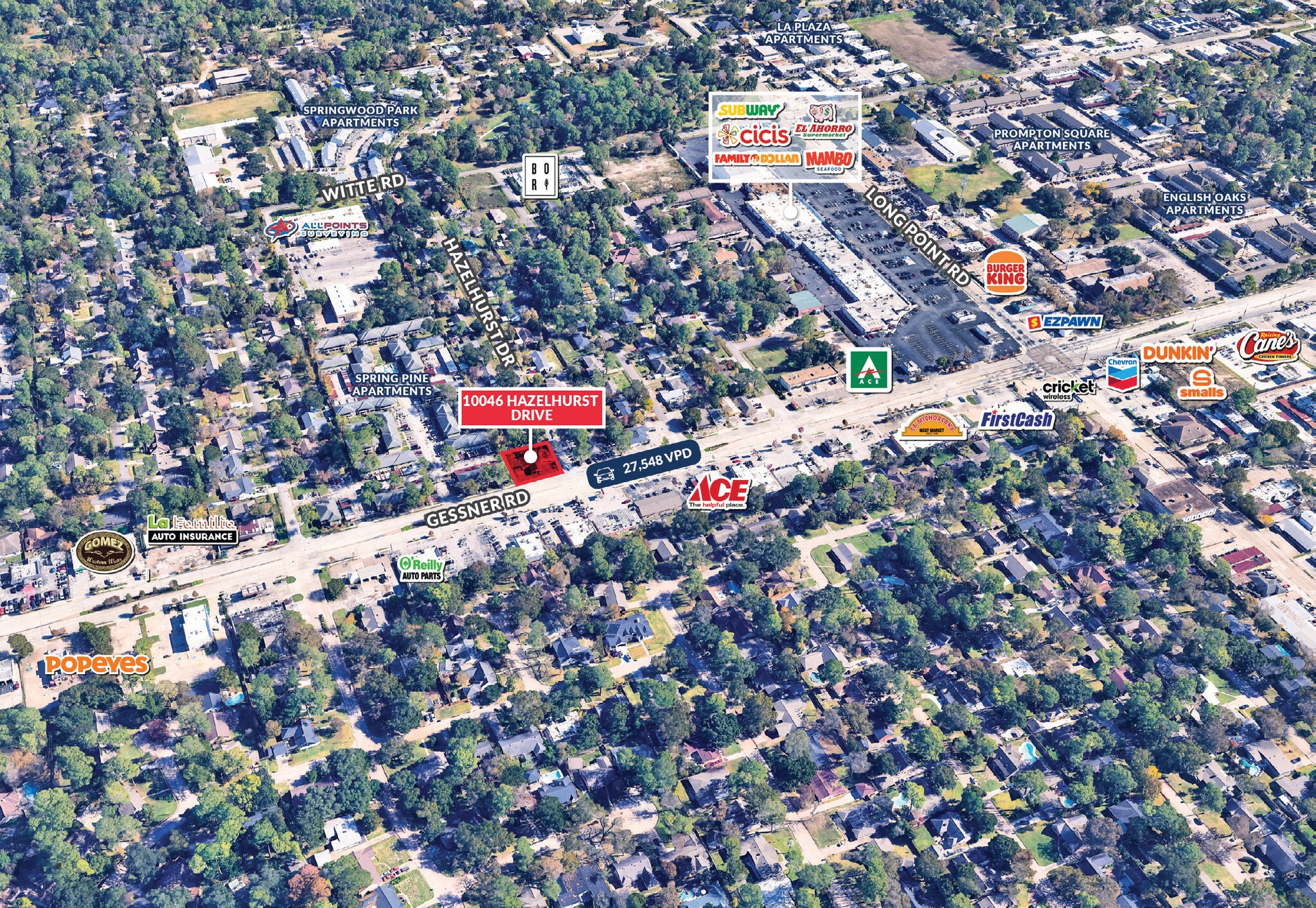 10046 Hazelhurst Dr, Houston, TX for lease Building Photo- Image 1 of 2