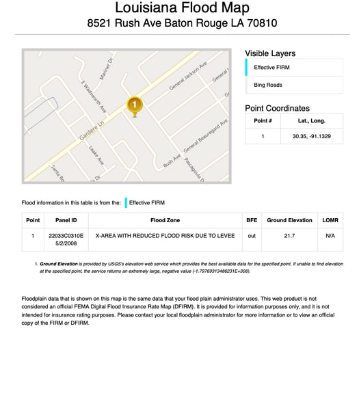 8521 Rush Ave, Baton Rouge, LA à vendre - Photo du bâtiment - Image 3 de 12