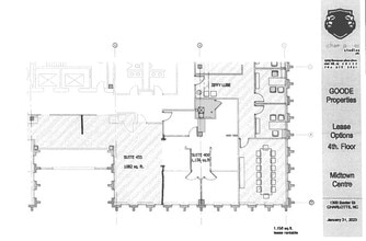 1300 Baxter St, Charlotte, NC à louer Plan d’étage- Image 1 de 12
