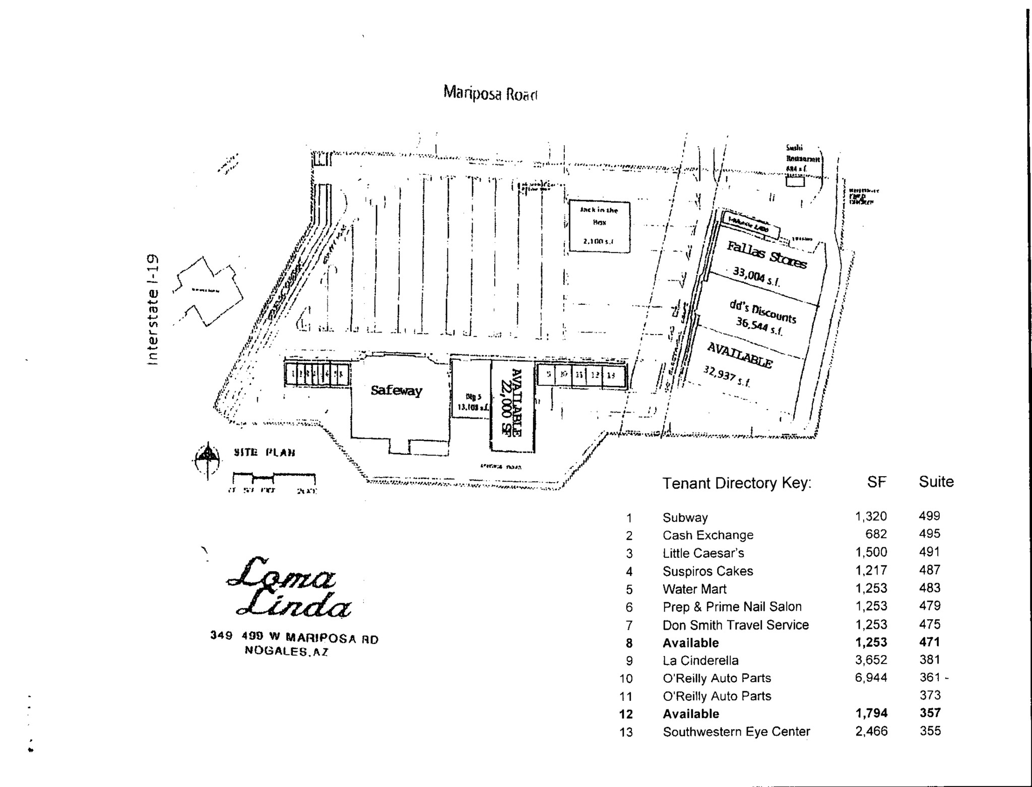 351-499 W Mariposa Rd, Nogales, AZ à louer Plan de site- Image 1 de 1