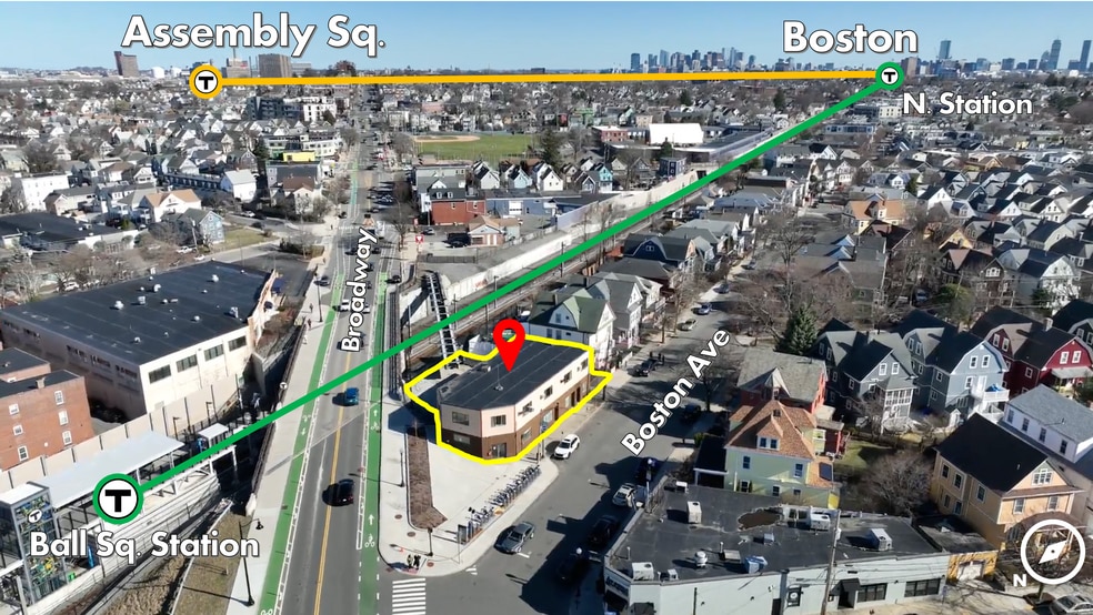 151 Boston Ave, Somerville, MA for sale - Aerial - Image 1 of 7