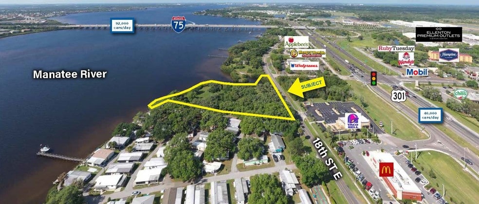 6115 E 18th St, Ellenton, FL à vendre - Aérien - Image 2 de 8