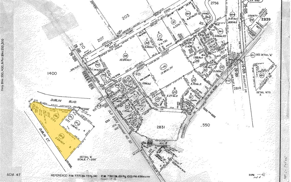 6500-6632 Dublin Blvd, Dublin, CA à vendre - Plan cadastral - Image 2 de 13