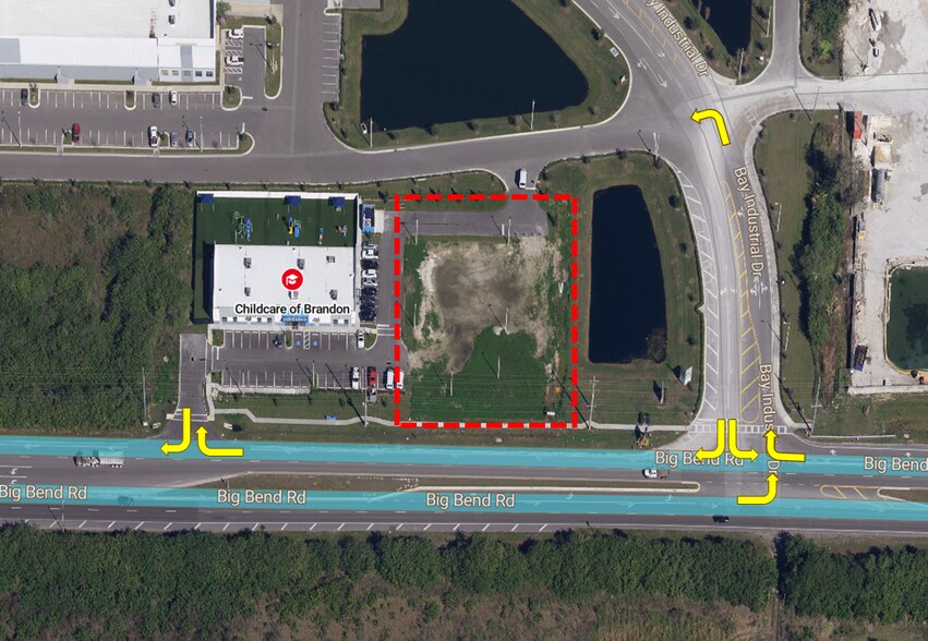6050 Big Bend Rd, Gibsonton, FL à louer - Aérien - Image 2 de 2