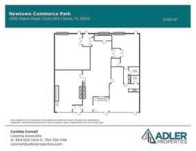 4350-4380 Oakes Rd, Davie, FL à louer Plan d’étage- Image 1 de 27