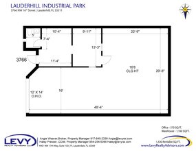 3700-3798 NW 16th St, Lauderhill, FL for lease Floor Plan- Image 2 of 2
