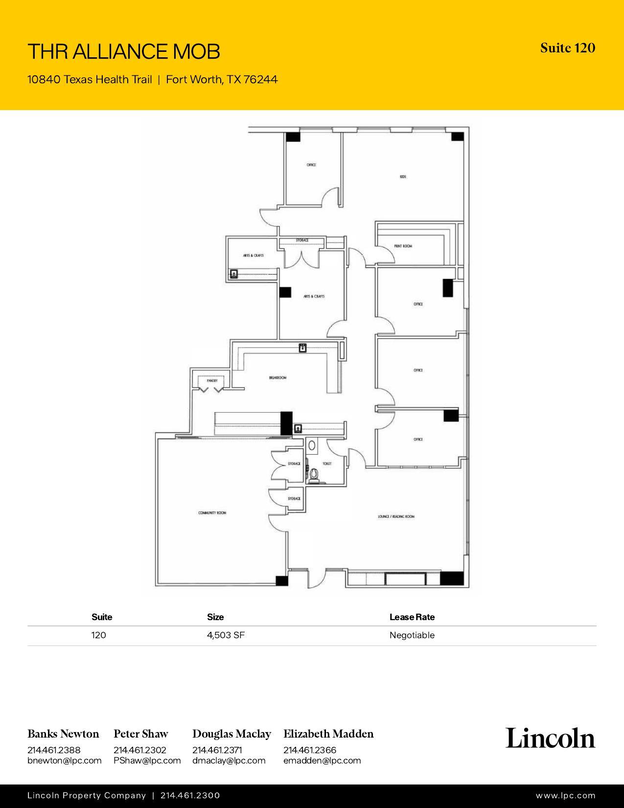 10840 Texas Health Trl, Fort Worth, TX for lease Floor Plan- Image 1 of 1
