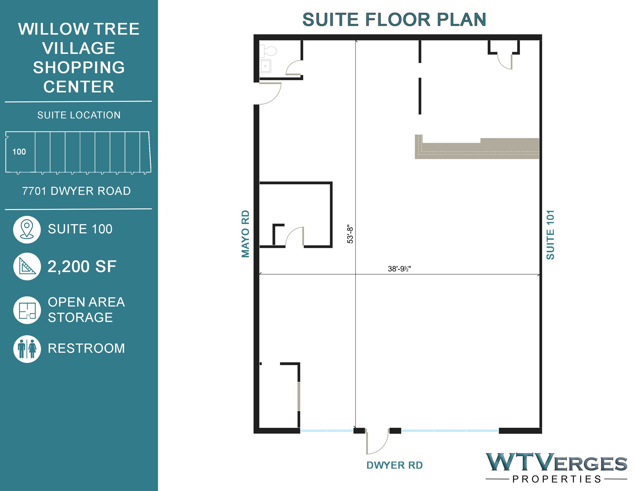 7701 Dwyer Blvd, New Orleans, LA for lease Floor Plan- Image 1 of 1