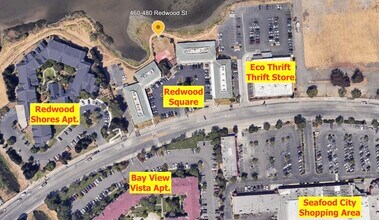 460-480 Redwood St, Vallejo, CA - AERIAL map view - Image1