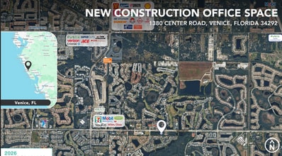 1380 Center Rd, Venice, FL for lease Map- Image 2 of 8