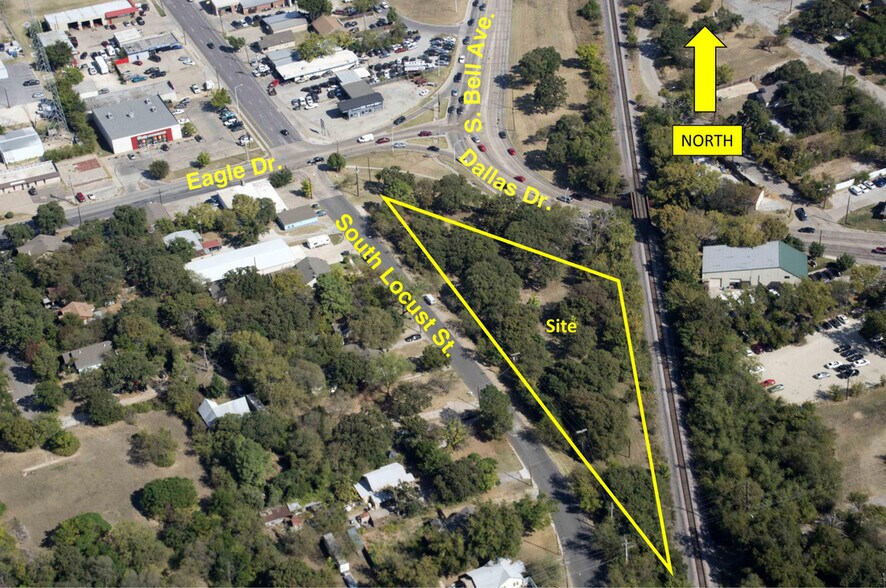 901 S Locust St, Denton, TX for sale - Aerial - Image 2 of 12