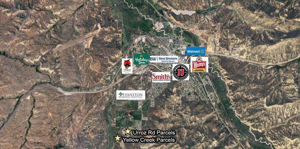 3827 Yellow Creek Rd, Evanston, WY à vendre - Aérien - Image 2 de 3