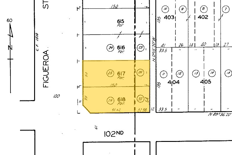 10122-10124 S Figueroa St, Los Angeles, CA à louer - Plan cadastral - Image 2 de 11