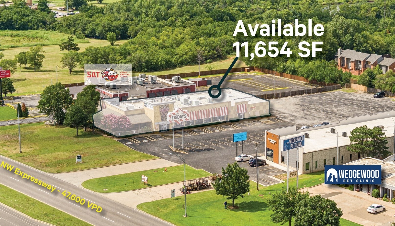 4239 NW Expressway St, Oklahoma City, OK for sale Aerial- Image 1 of 3