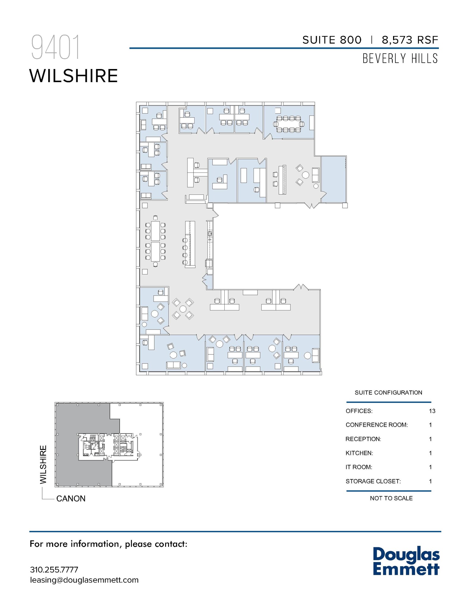 9401 Wilshire Blvd, Beverly Hills, CA for lease Floor Plan- Image 1 of 1