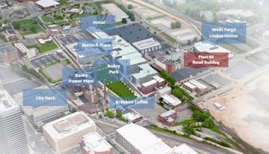 575 E 4th St, Winston-Salem, NC - Aérien Vue de la carte