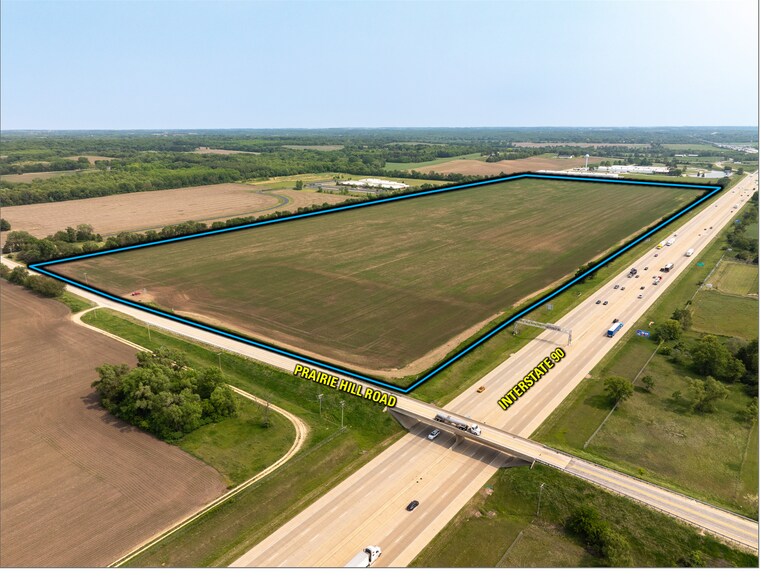 6501 Prairie Hill Rd, South Beloit, IL for sale - Aerial - Image 2 of 9