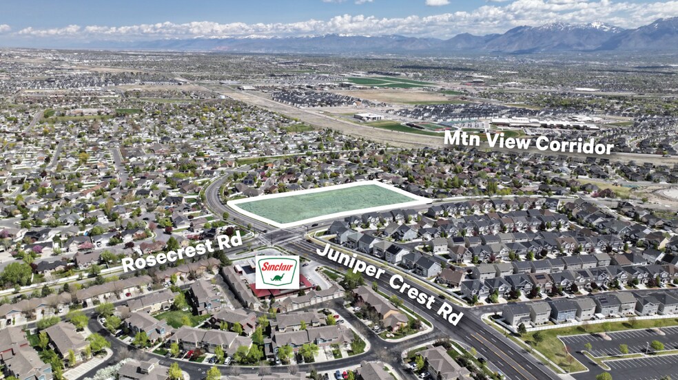 4905 W Rosecrest Rd, Herriman, UT à vendre - Aérien - Image 2 de 3