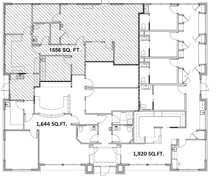 230 W Georgia Ave, Nampa, ID for lease - Floor Plan - Image 2 of 21
