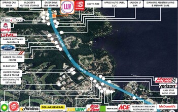 1718 Verdad St, Green Cove Springs, FL - aerial  map view