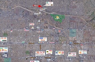 5555-5635 E River Rd, Tucson, AZ - AÉRIEN Vue de la carte