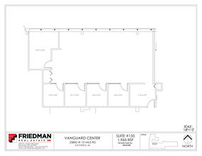 23800 W 10 Mile Rd, Southfield, MI à louer Plan d  tage- Image 1 de 2