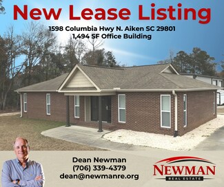 Plus de détails pour 1598 Columbia Hwy N, Aiken, SC - Bureau à louer