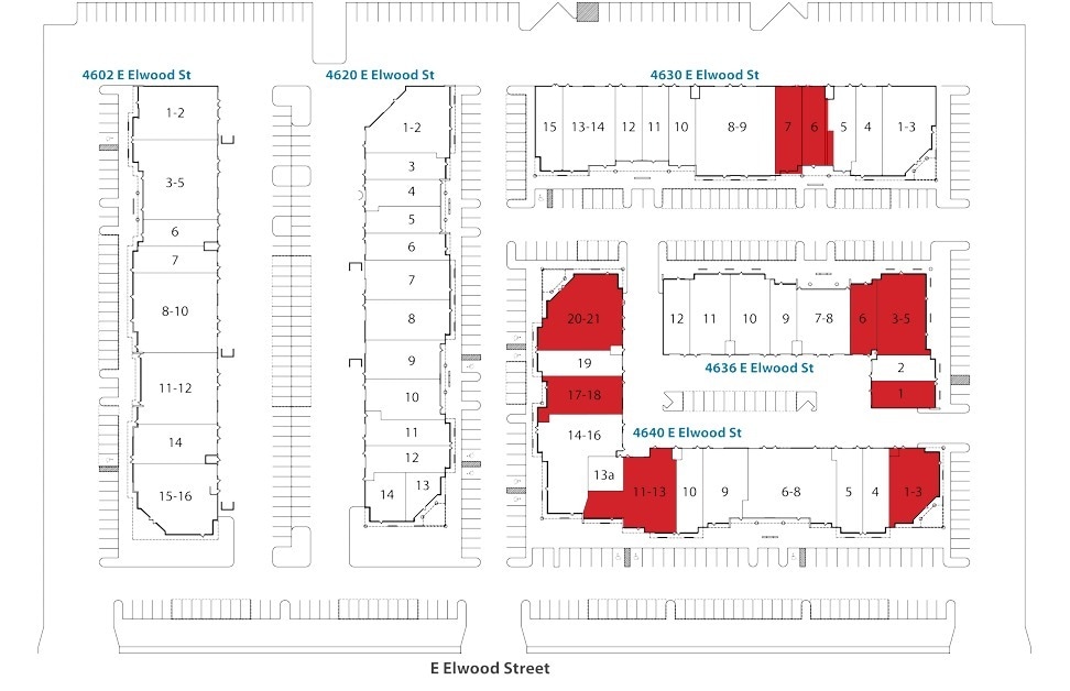 4602 E Elwood St, Phoenix, AZ for lease Site Plan- Image 1 of 1