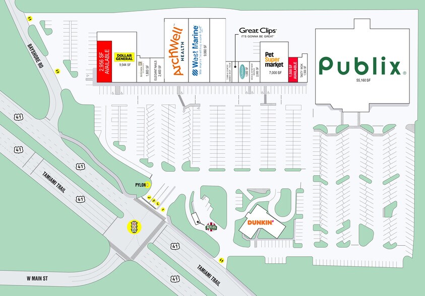 4265 Tamiami Trl, Port Charlotte, FL à louer - Plan de site - Image 2 de 6