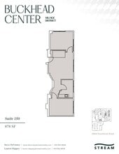 2970 Peachtree Rd NW, Atlanta, GA à louer Plan d’étage- Image 1 de 1