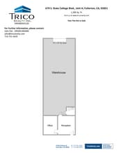 667-759 S State College Blvd, Fullerton, CA à louer Plan d’étage- Image 1 de 1