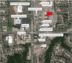 7015 W Hefner Rd, Oklahoma City, OK - Aérien  Vue de la carte