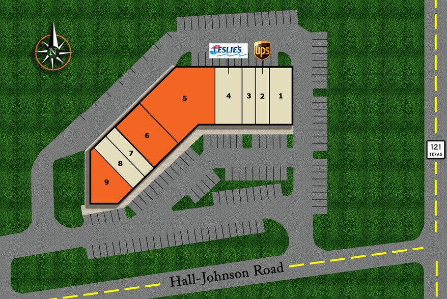 2140 Hall Johnson Rd, Grapevine, TX à louer - Plan de site - Image 2 de 2