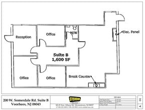 200 W Somerdale Rd, Voorhees, NJ for lease Floor Plan- Image 1 of 1