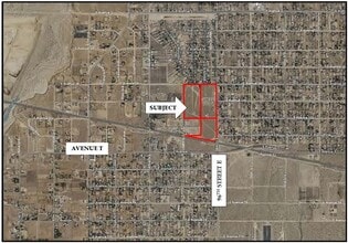 96th, Littlerock, CA - Aerial  map view