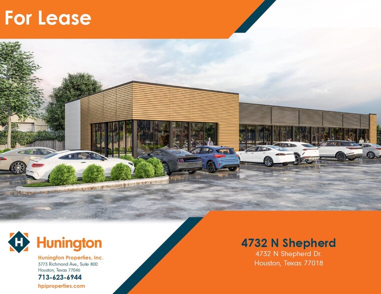 4732 N Shepherd Dr, Houston, TX for lease - Building Photo - Image 1 of 1