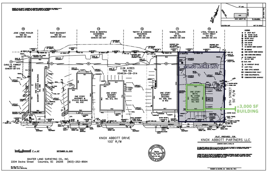 900 Knox Abbott Dr, Cayce, SC for lease - Site Plan - Image 2 of 2
