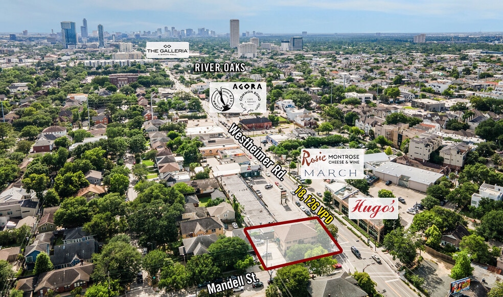 1601 Westheimer Rd, Houston, TX à vendre - Aérien - Image 3 de 14
