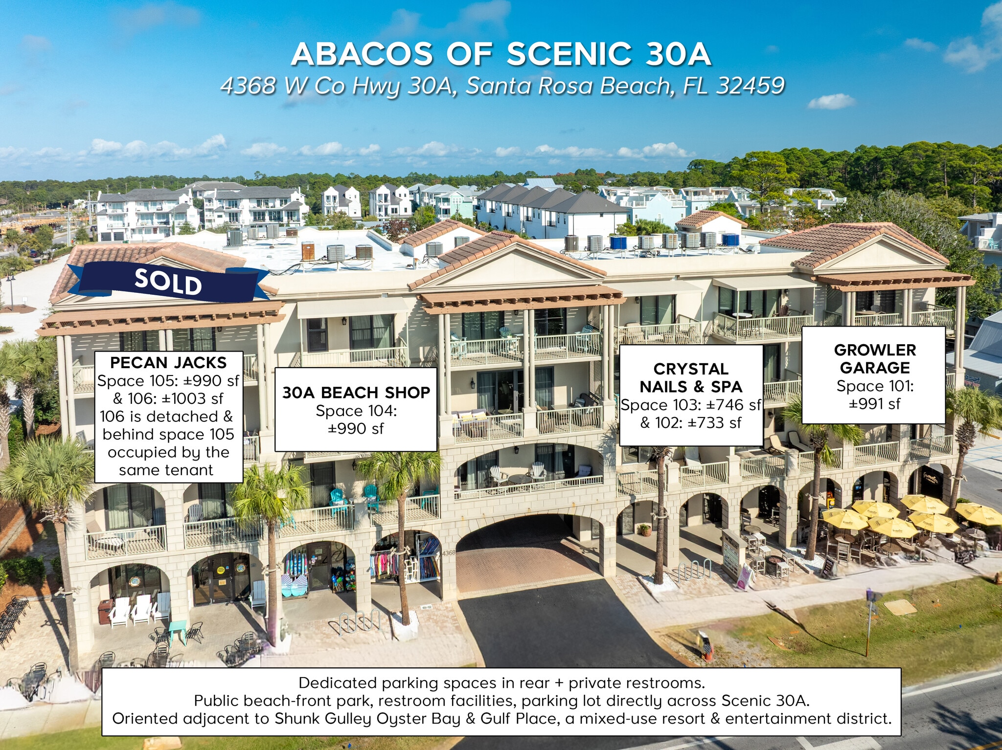 4368 W County Highway 30A, Santa Rosa Beach, FL for sale Building Photo- Image 1 of 21
