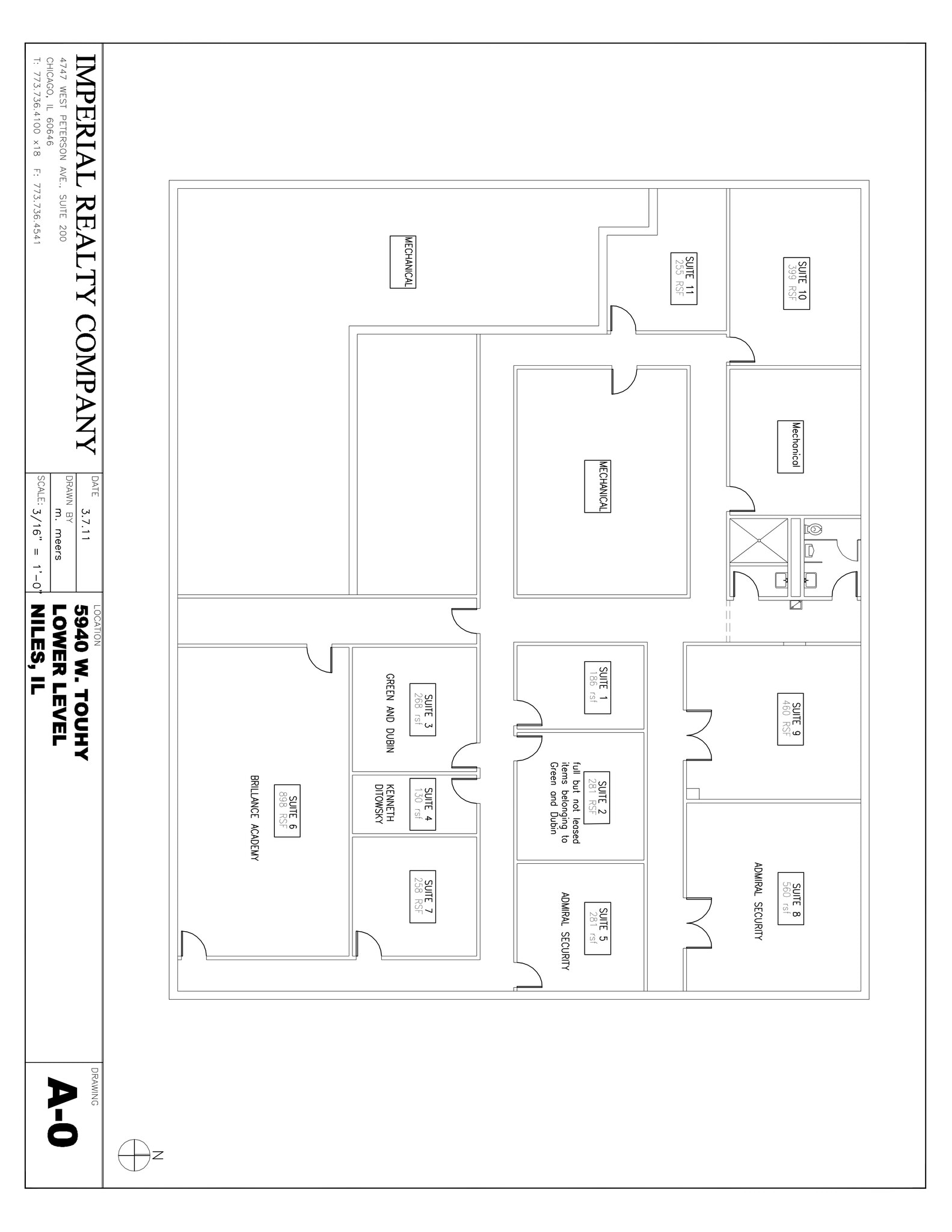 5940 W Touhy Ave, Niles, IL for lease Site Plan- Image 1 of 1