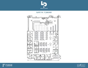 14500 Trinity Blvd, Fort Worth, TX à louer Plan d’étage- Image 2 de 5