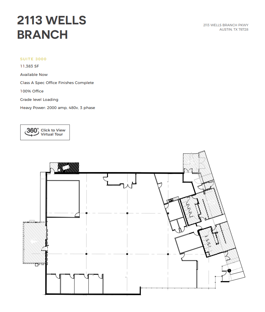 2113 Wells Branch Pky, Austin, TX à louer Plan d  tage- Image 1 de 8