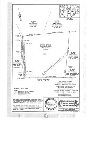 13352 Windsor Blvd, Windsor, VA à vendre - Plan cadastral - Image 2 de 2