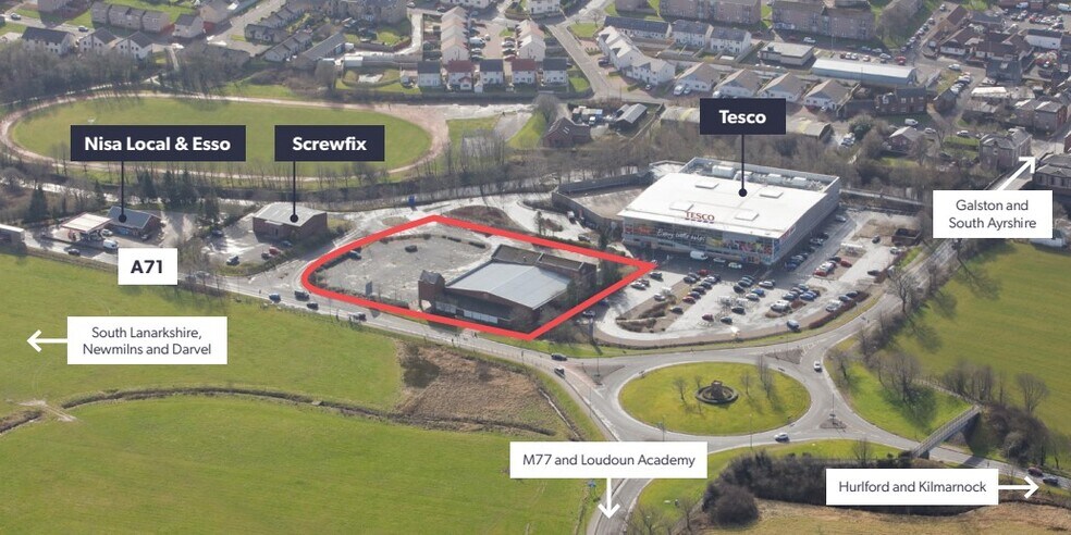 Newmilns Rd, Galston à louer - Aérien - Image 2 de 20