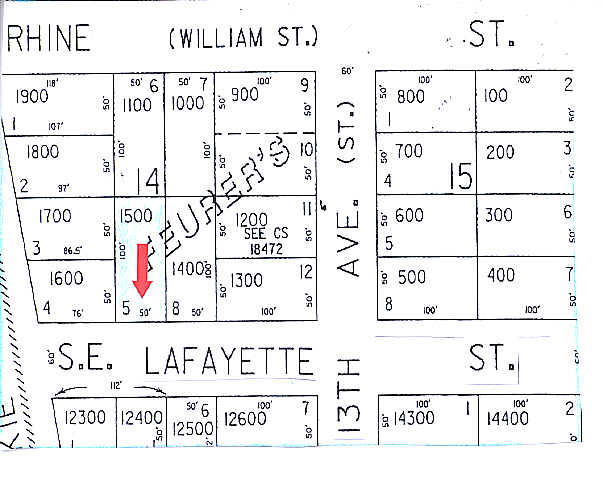 1219 SE Lafayette St, Portland, OR à vendre - Plan cadastral - Image 3 de 23
