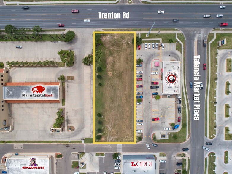 1100 Trenton Rd, McAllen, TX for lease - Aerial - Image 2 of 3