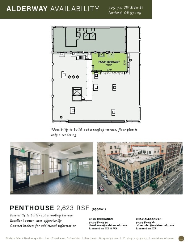 705-711 SW Alder St, Portland, OR à vendre Plan d’étage- Image 1 de 7